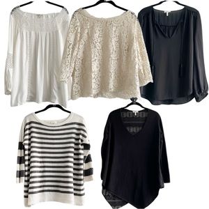Joie Top Bundle - 5 shirts/sweaters included